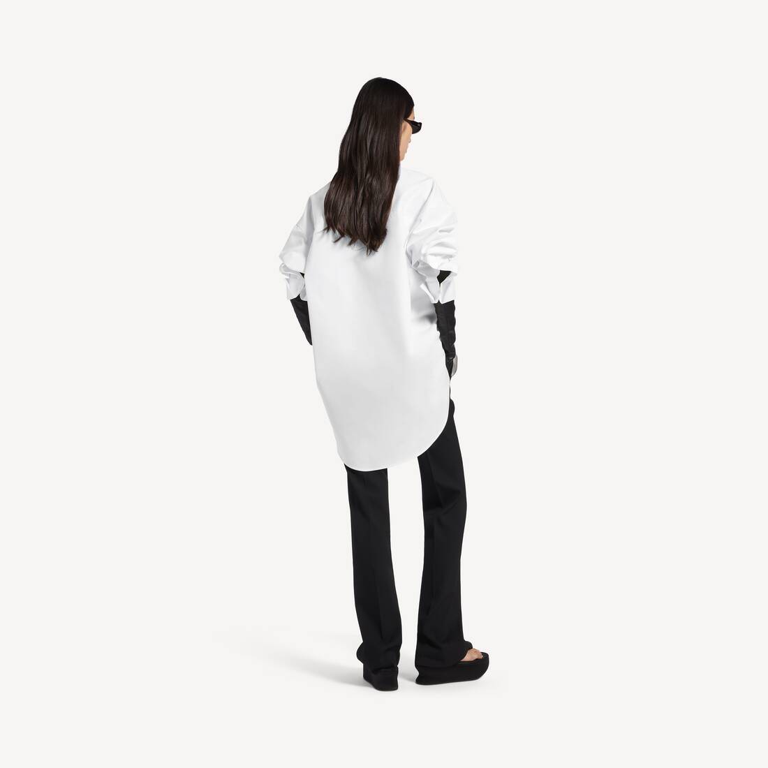 balenciaga white dress shirt Balenciaga Regular Fit Shirt - White