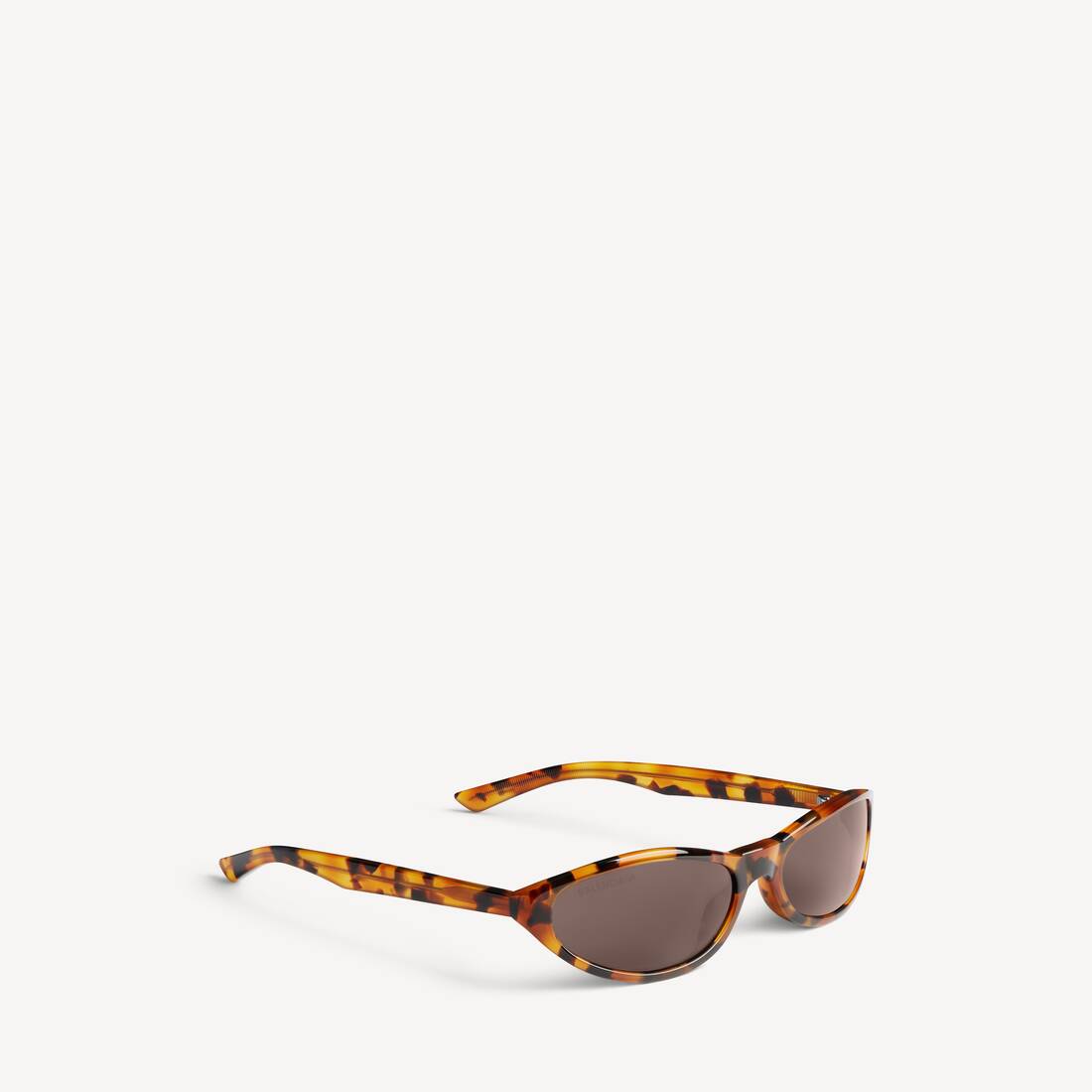 Neo Round Sunglasses in Spotted Havana | Balenciaga Zimbabwe EN - Image 3
