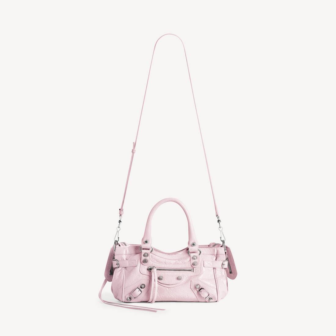 Women's Le City Bag East-west Mini in Petal Pink | Balenciaga United States EN - Image 4