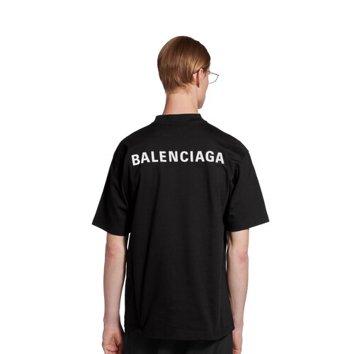 t-shirt new balenciaga back fit medium