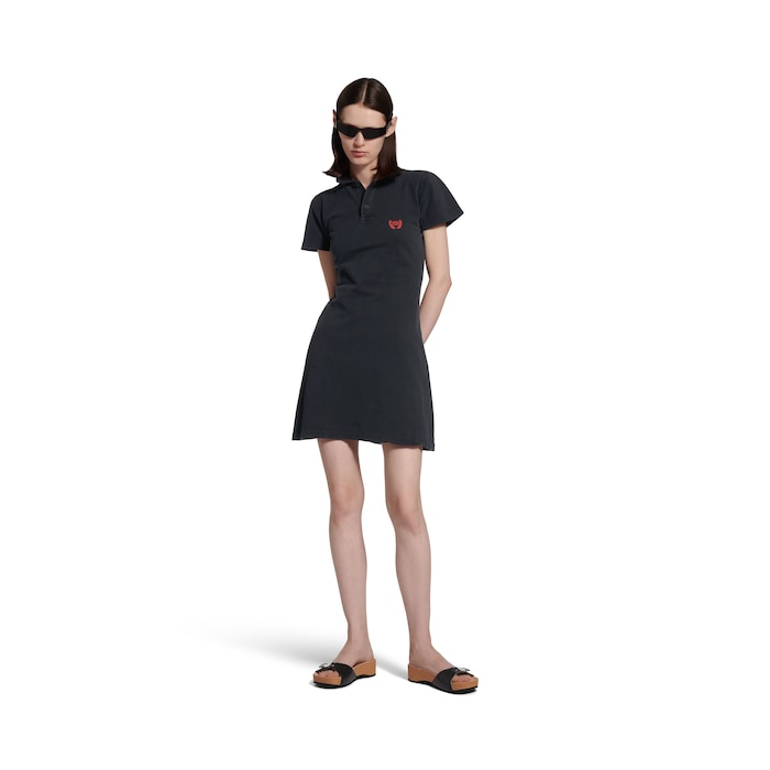 vestido polo mini