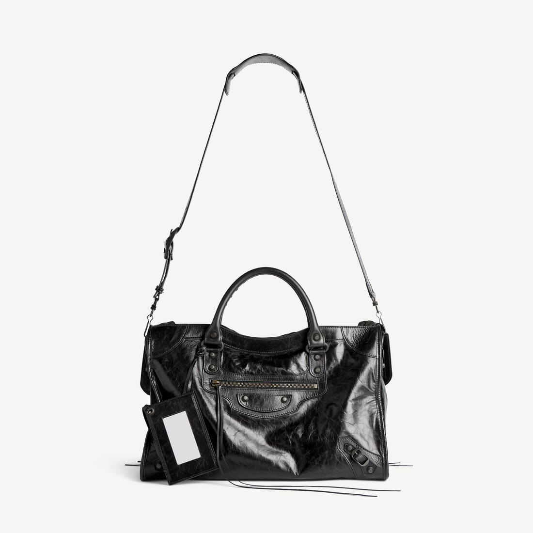 Women's Le City Bag Medium in Black | Balenciaga Netherlands EN - Image 4