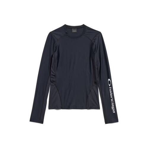 top a maniche lunghe aderente