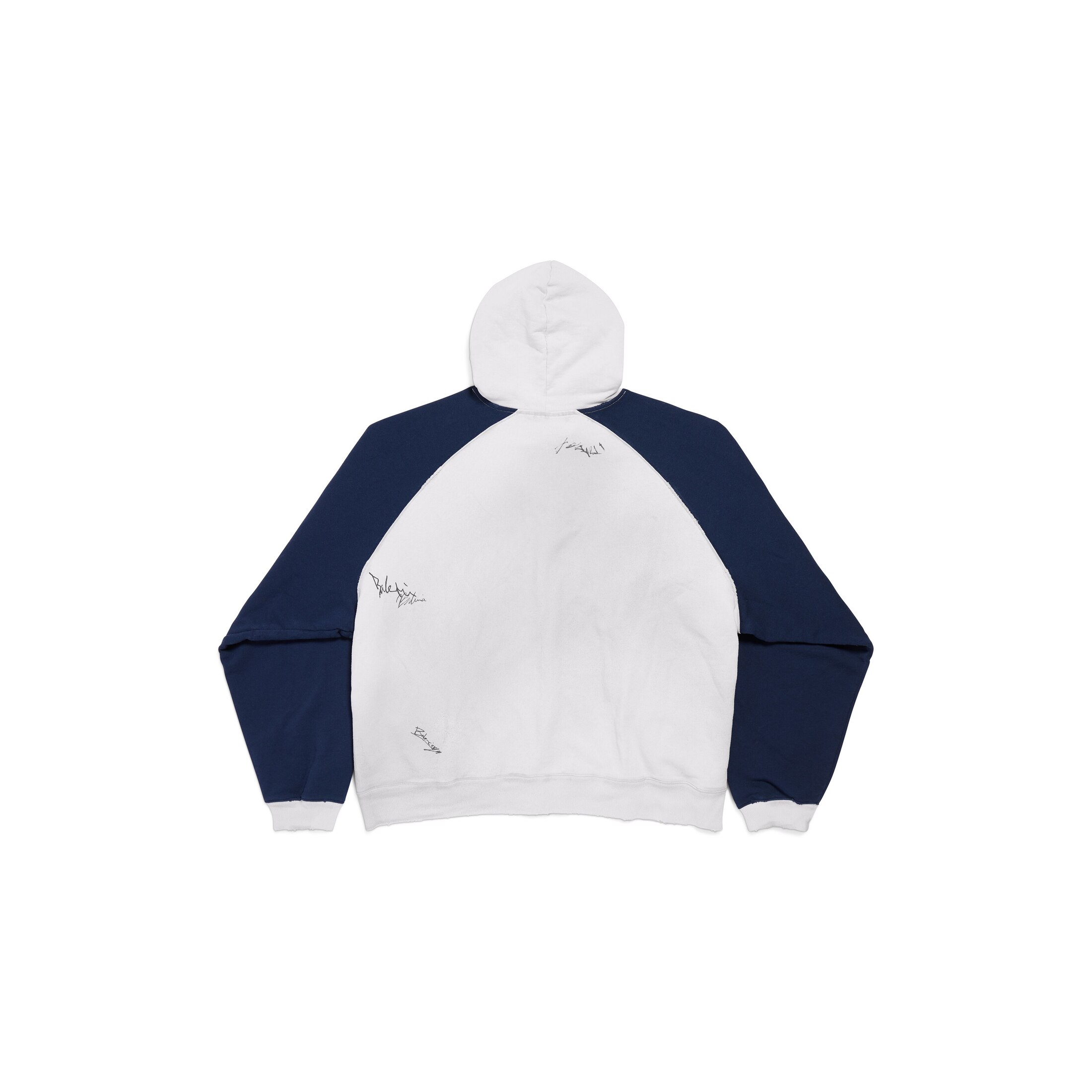 banana raglan oversized zip-up hoodie