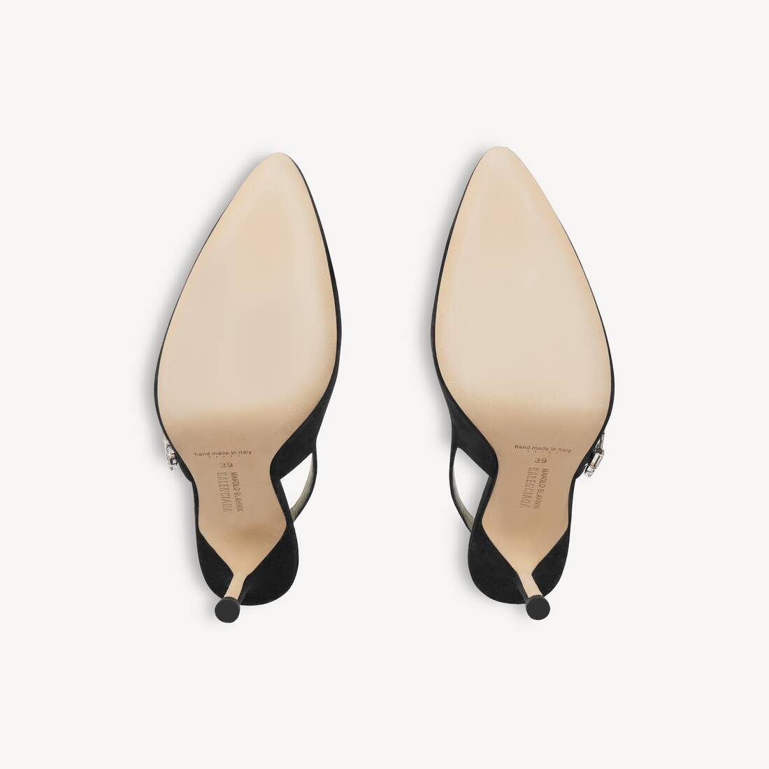 Women's Balenciaga | Manolo Blahnik Slingback in Black | Balenciaga Bulgaria EN - Image 5