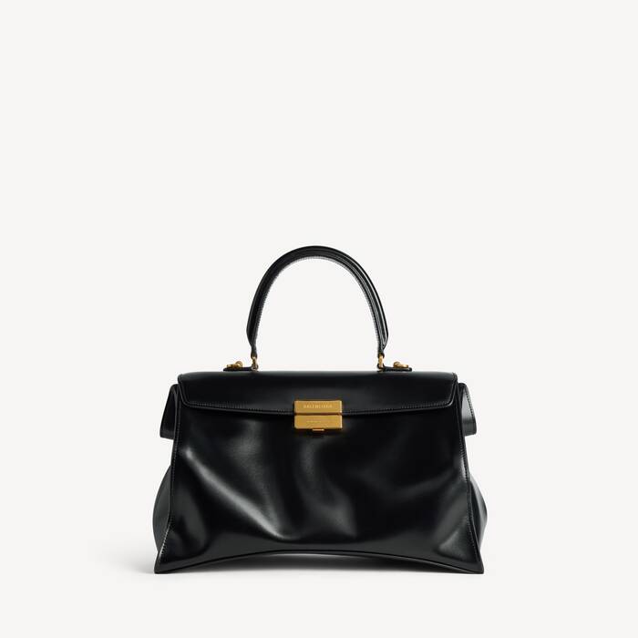 Hourglass Avenue Henkeltasche Mittelgro&szlig; f&uuml;r Damen in Schwarz - Damen | Balenciaga Deutschland DE - Image 1