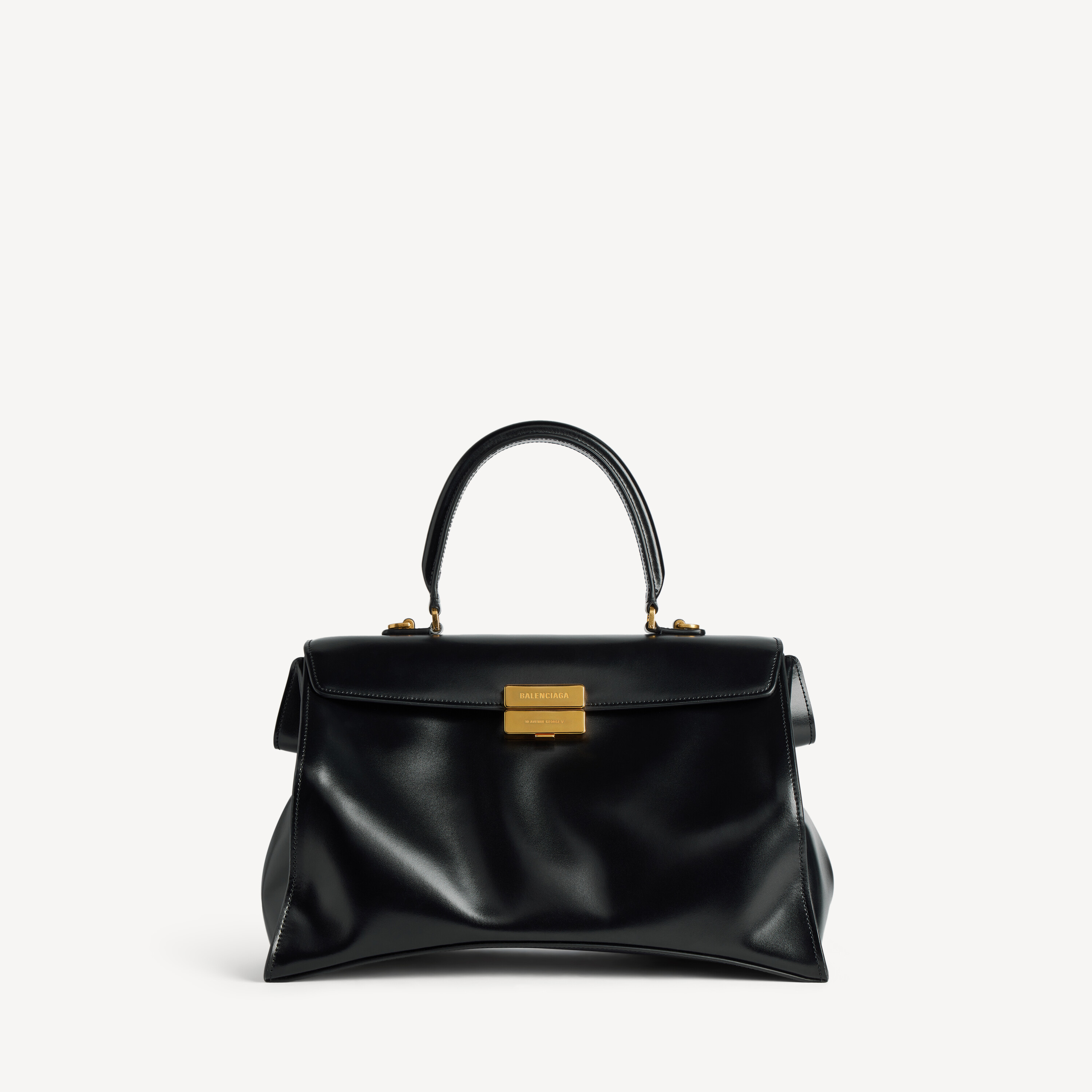 Balenciaga hourglass avenue top handle bag medium