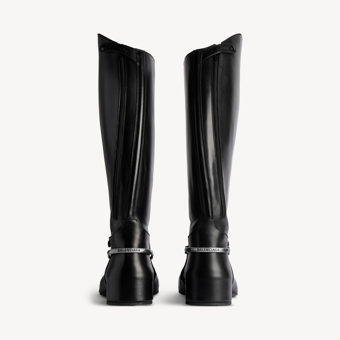 Men's Excavator Riding Boot in Black/silver | Balenciaga Australia EN - Image 5