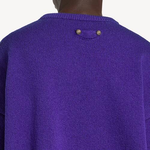 knitted city crewneck sweater