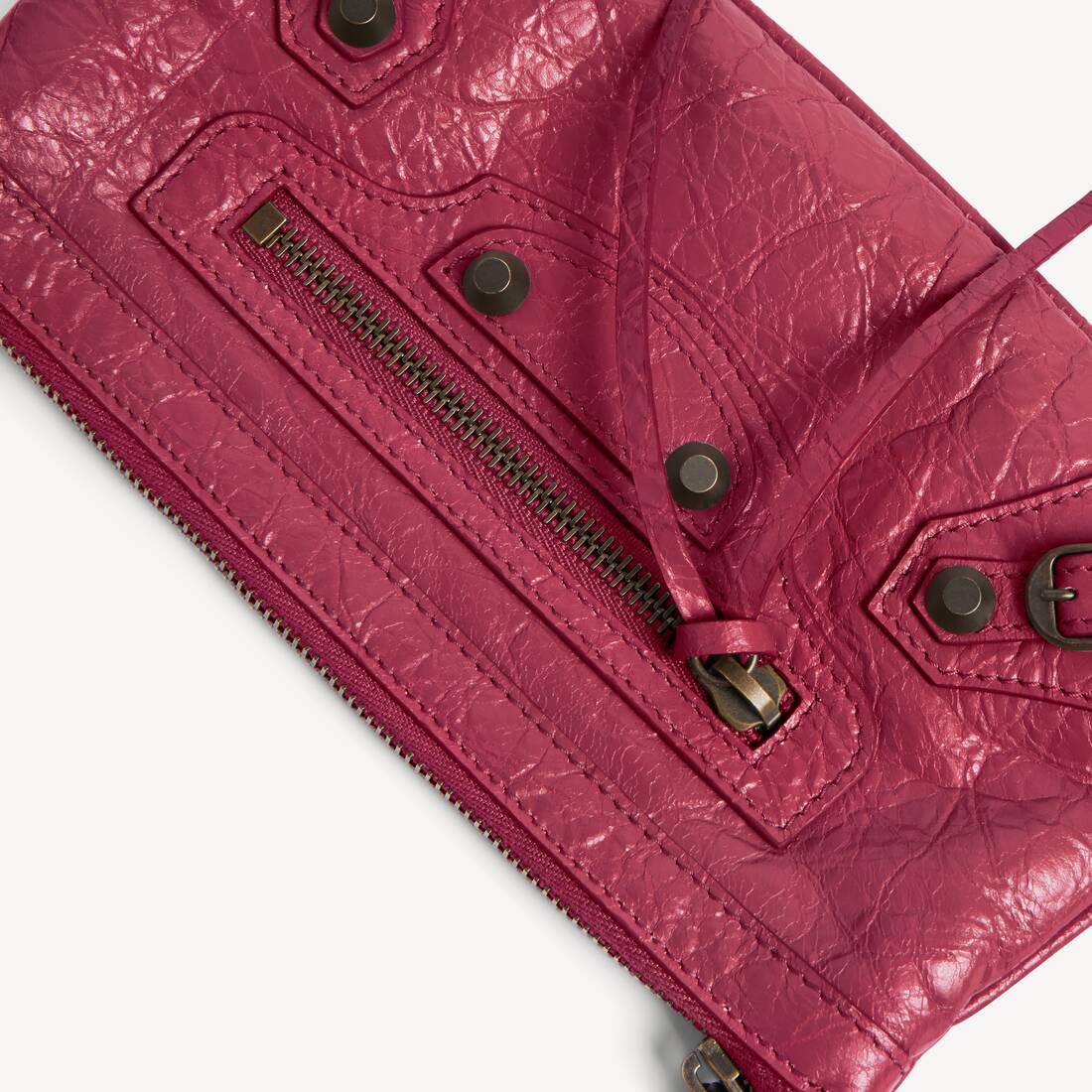 Women's Le City Pouch On Strap in Framboise | Balenciaga Germany EN - Image 6