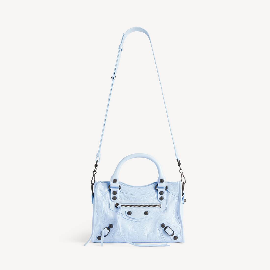 Women's Le City Bag Mini in Cloudy Blue | Balenciaga United Kingdom EN - Image 4