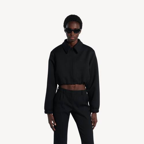 クロップド blouson