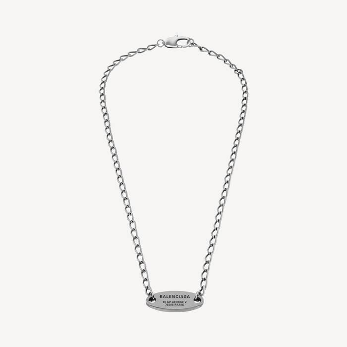 Everyday Necklace in Antique Silver | Balenciaga Zimbabwe EN - Image 1