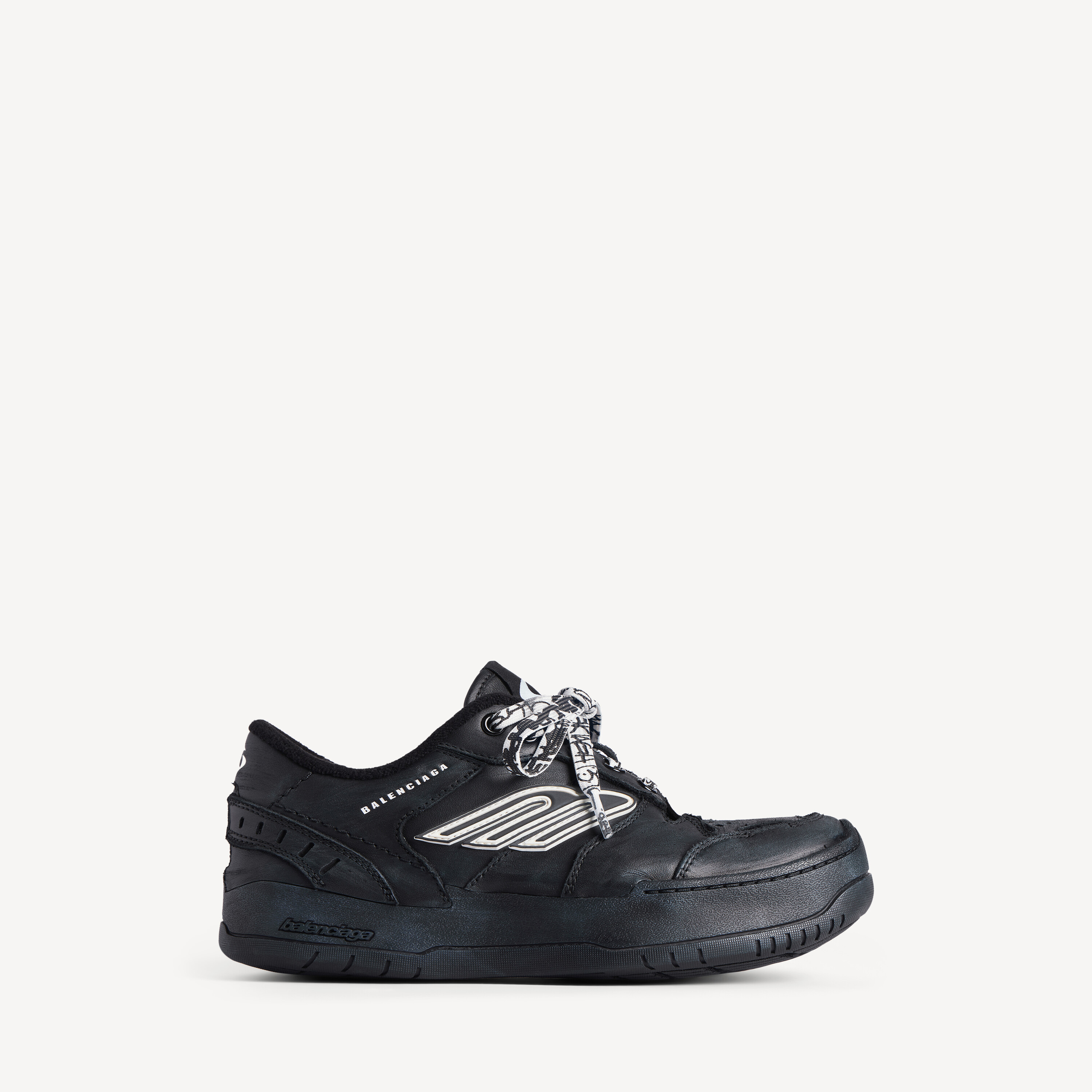 Women's Hamptons Platform Sneaker in Black | Balenciaga US