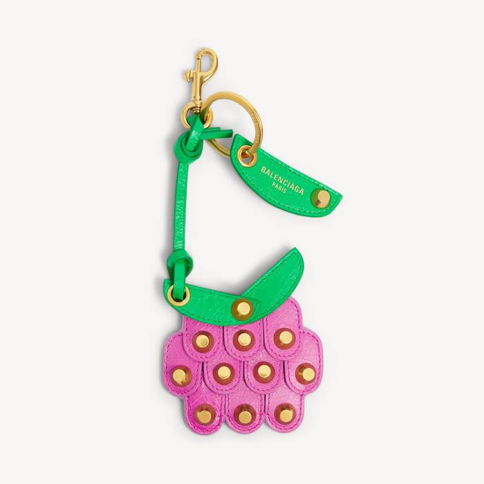 Portachiavi/charm Le City Lampone  da Donna in Verde Acceso - Donna | Balenciaga Italia IT - Image 1