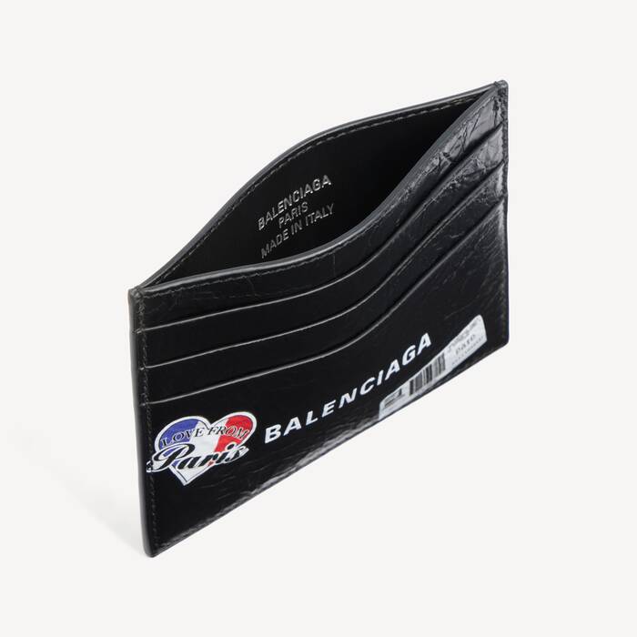 Porte-cartes Shopper Grand pour Homme en Noir - Homme | Balenciaga France FR - Image 3