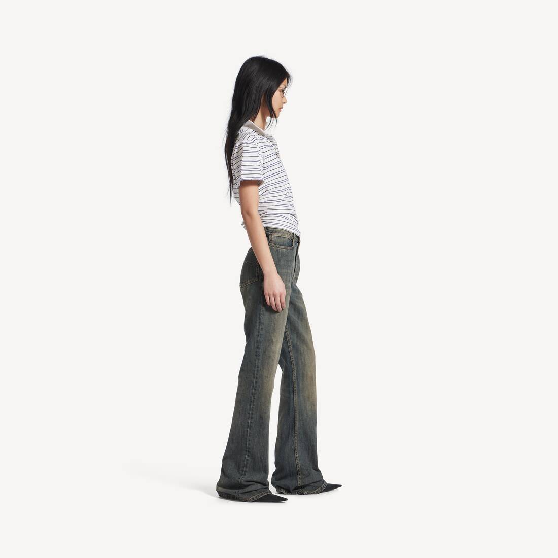 Bootcut Pants in Light Blue | Balenciaga Switzerland EN - Image 5