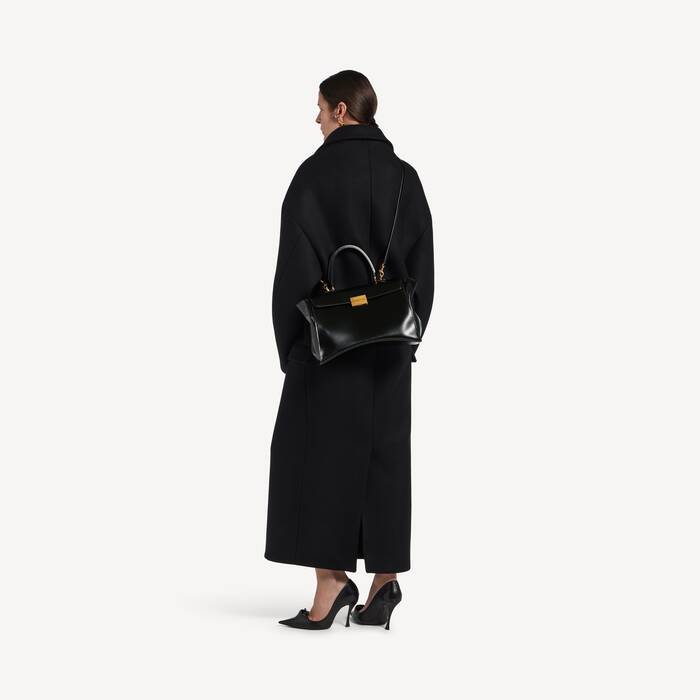 Hourglass Avenue Henkeltasche Mittelgro&szlig; f&uuml;r Damen in Schwarz - Damen | Balenciaga Deutschland DE - Image 3