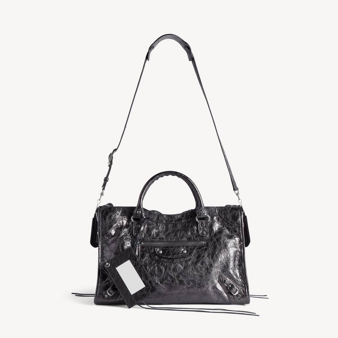 Women's Le City Bag Medium in Steel Grey | Balenciaga Australia EN - Image 4