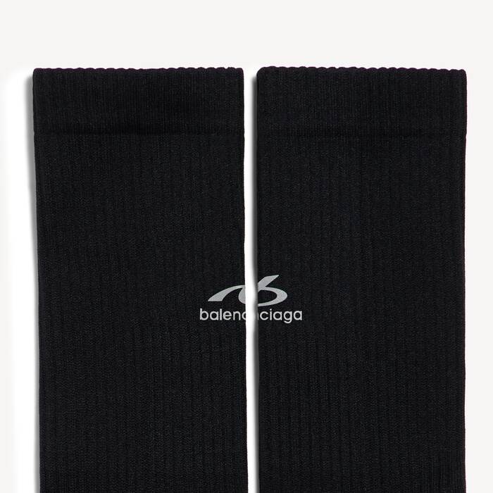 Calcetines T&eacute;cnicos Techwear para Mujer en Negro - Mujer | Balenciaga Espa&ntilde;a ES - Image 3