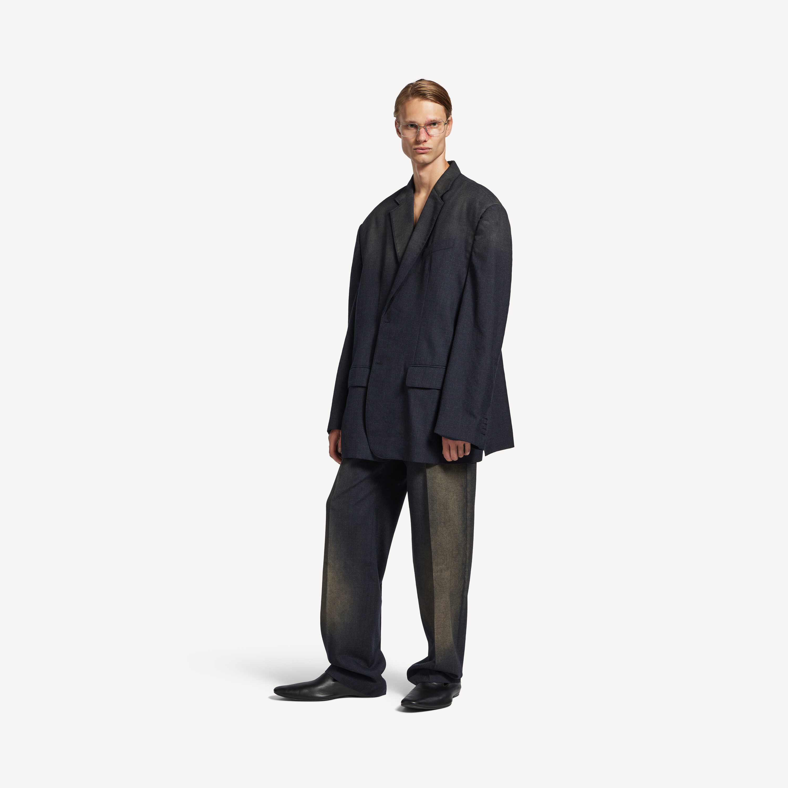 フェード テーラード パンツ のために メンズ で チャコール