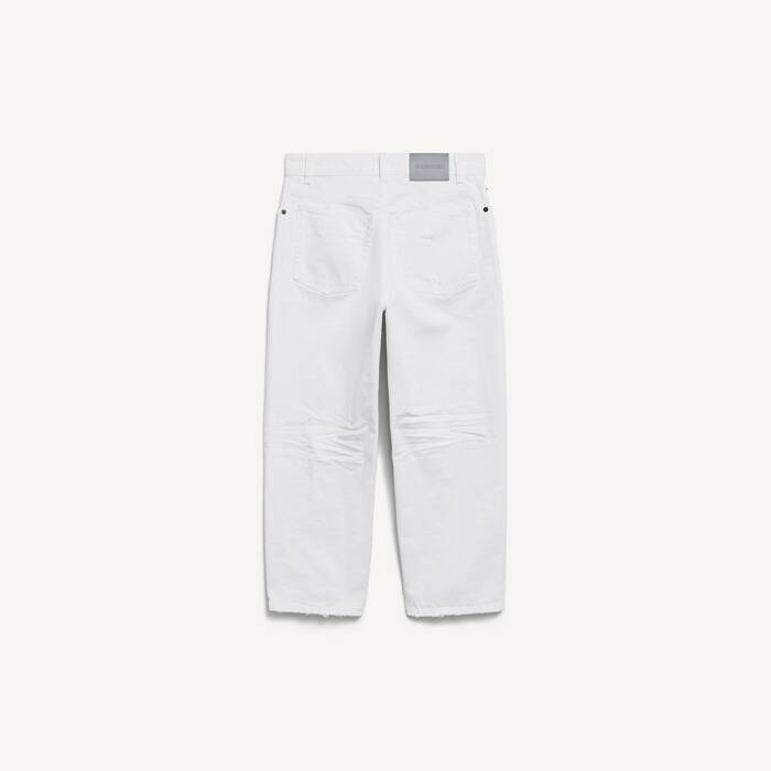 Women's Jackie Capri in White - Women | Balenciaga United States EN - Image 2
