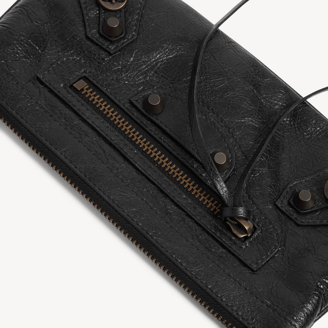 Women's Le City Pouch On Strap in Black | Balenciaga Malaysia EN - Image 6