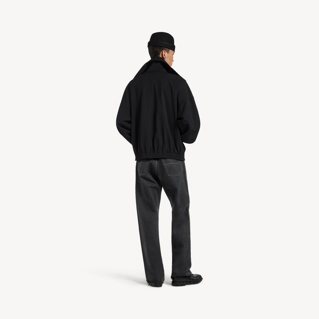 Men's Regular Fit Jeans in Vintage Black | Balenciaga United Kingdom EN - Image 4