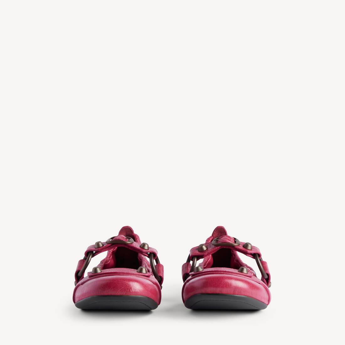 Women's City Ballerina in Framboise | Balenciaga Republic Of Korea EN - Image 3