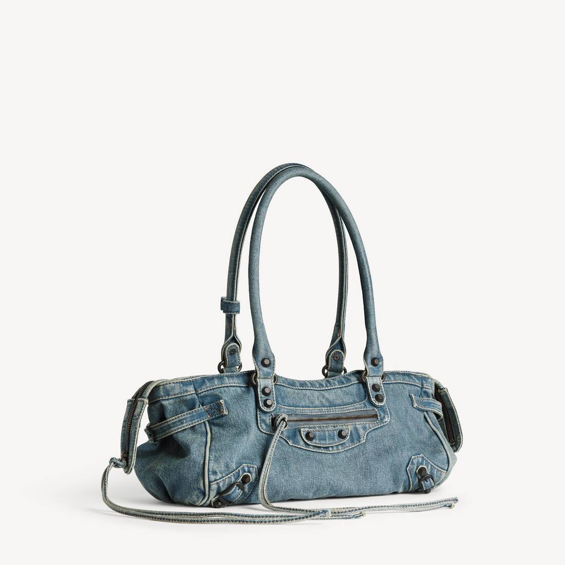 Women's Le City Bag East-west in Blue | Balenciaga Canada EN - Image 2