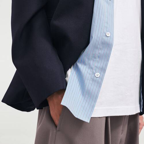 hybrid shirt jacket