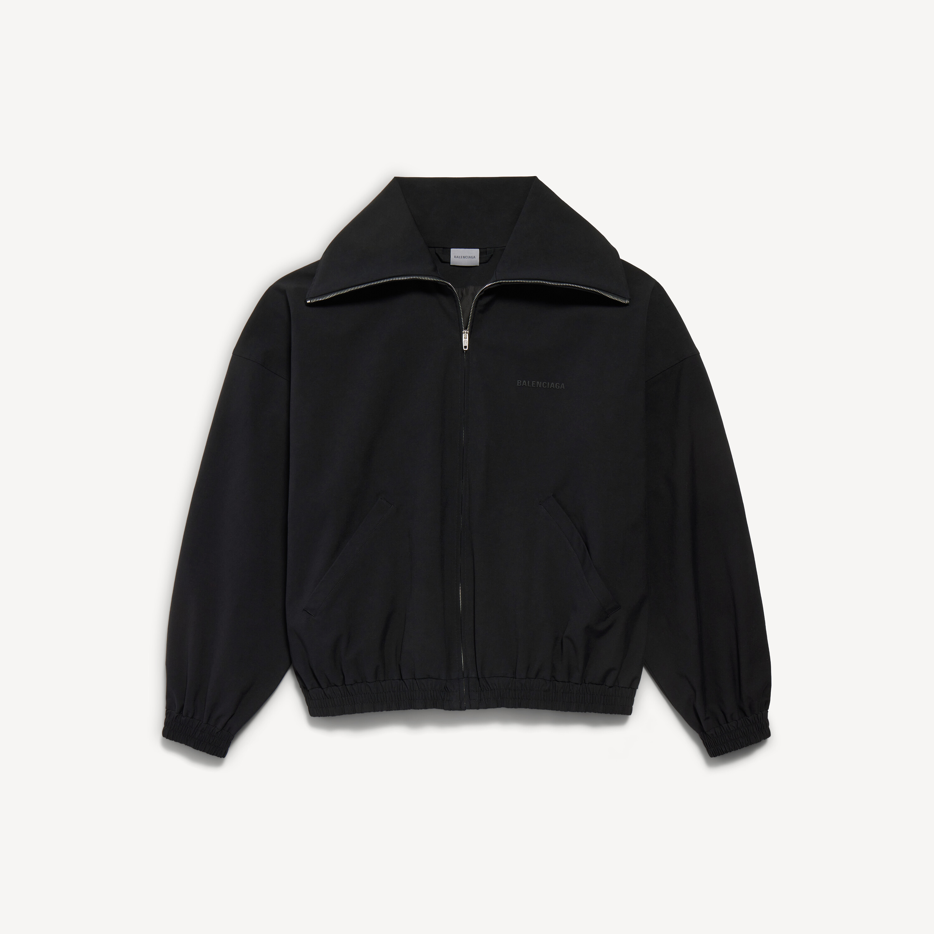 Zip-up jersey jacket