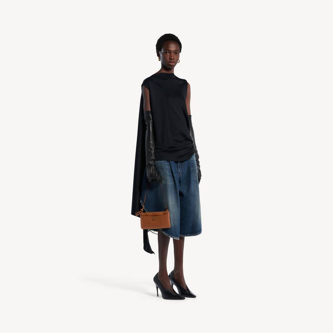 Bolsa Porta-celular Rodeo para Ela em Novo Marrom-claro | Balenciaga Brasil PT - Image 6