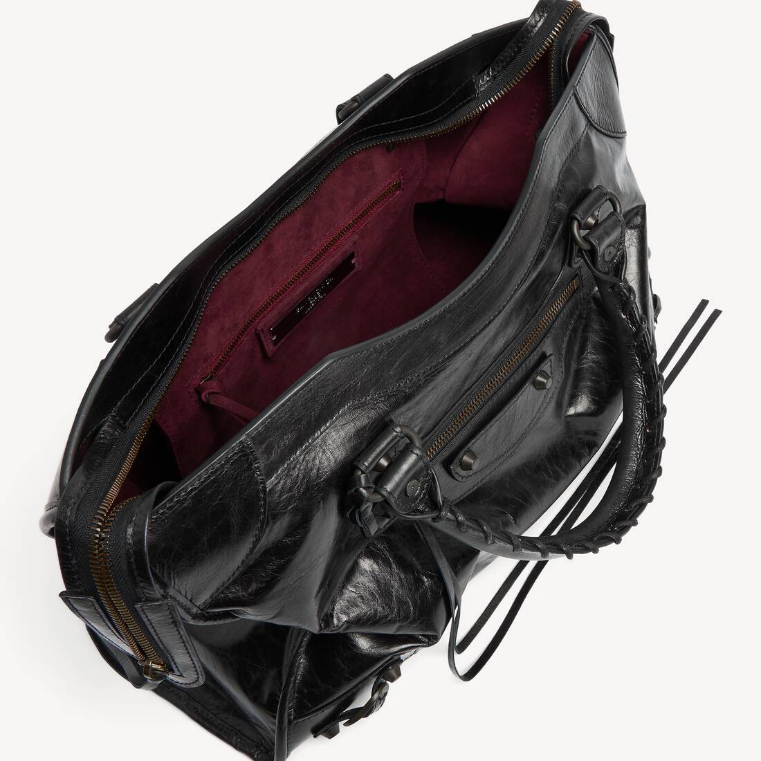 Women's Le City Bag Medium in Black | Balenciaga Netherlands EN - Image 5