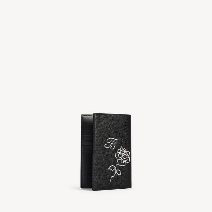 Porte-cartes Passport pour Homme en Noir - Homme | Balenciaga Belgique FR - Image 2