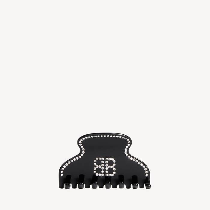 Women's Holli Bb Hair Grip in Black - Women | Balenciaga Canada EN - Image 1