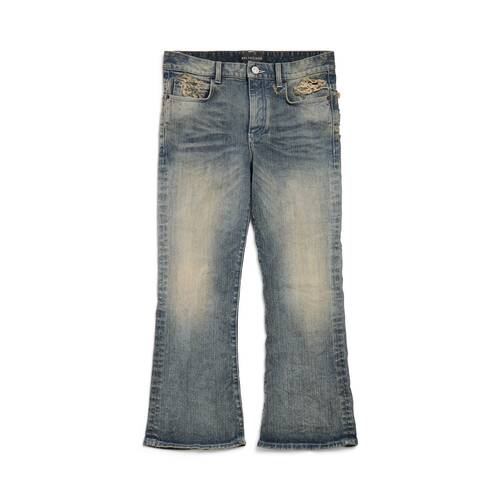 lace flared capri pants