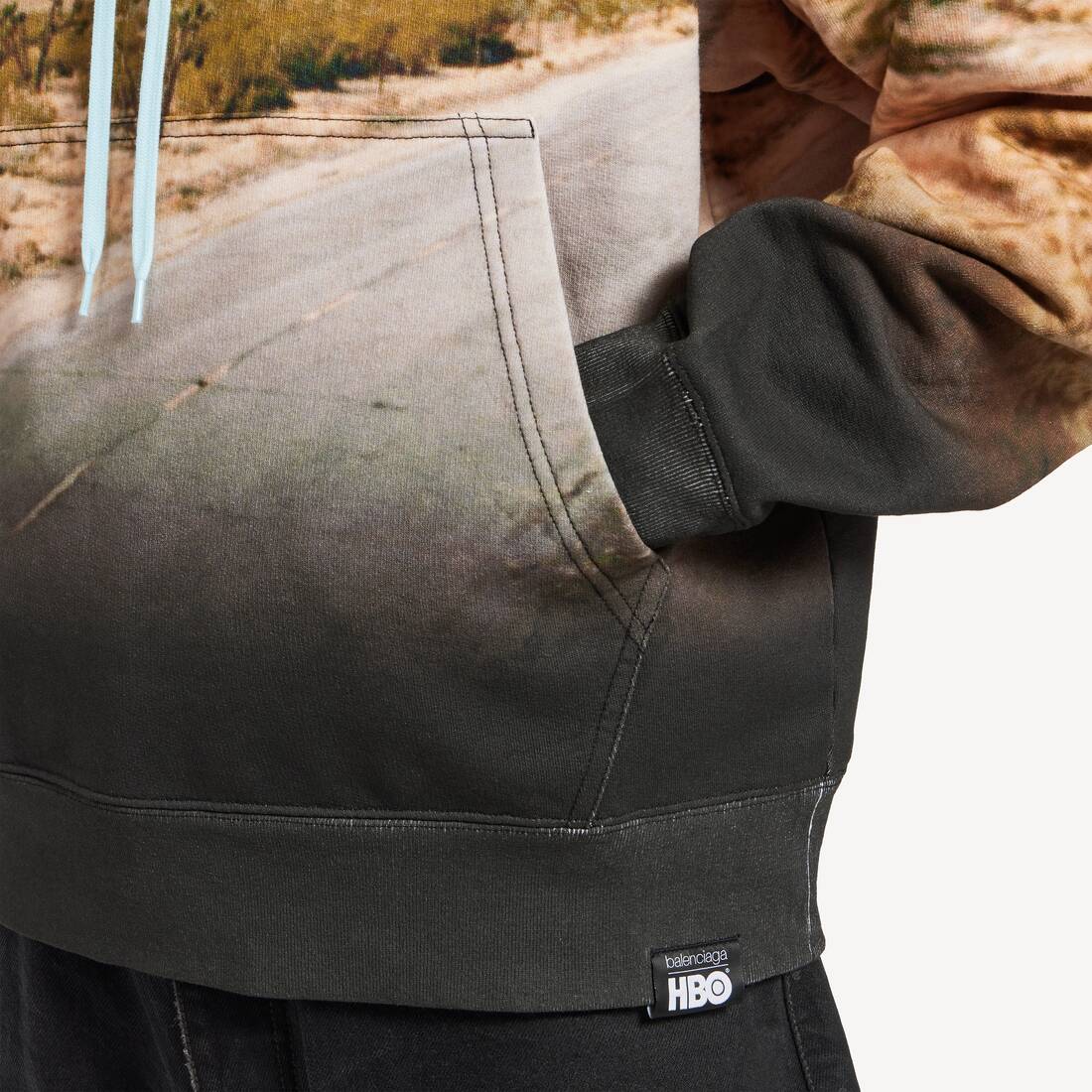 Men's Remember Me? Oversized Hoodie in White | Balenciaga United States EN - Image 6