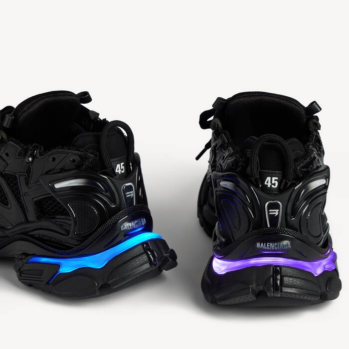 Sneaker Runner Led pour Homme en Noir - Homme | Balenciaga Belgique FR - Image 2