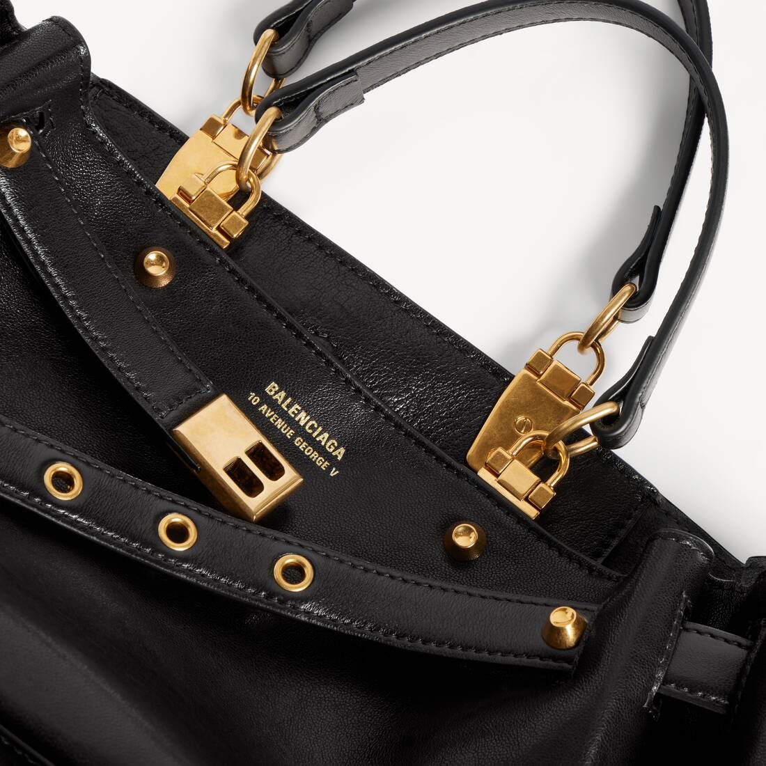Women's Fan Carry All Bag Small in Black | Balenciaga United States EN - Image 6