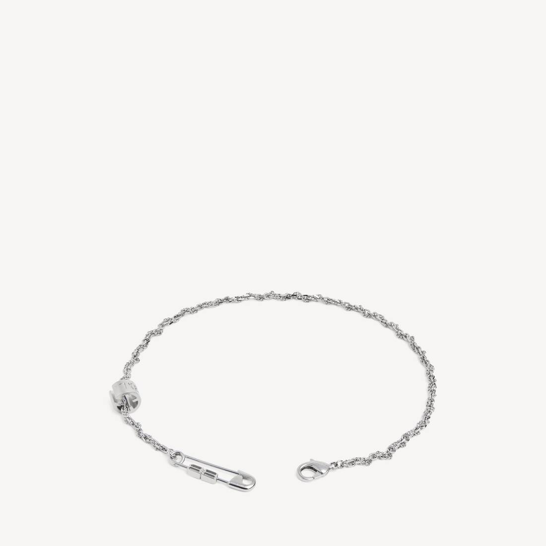 Collana Con Spilla Diy da Uomo in Argento | Balenciaga Italia IT - Image 2