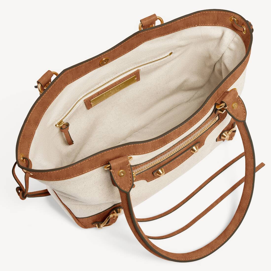 Women's Le City Beach Tote Bag Small in Beige/camel | Balenciaga United States EN - Image 4