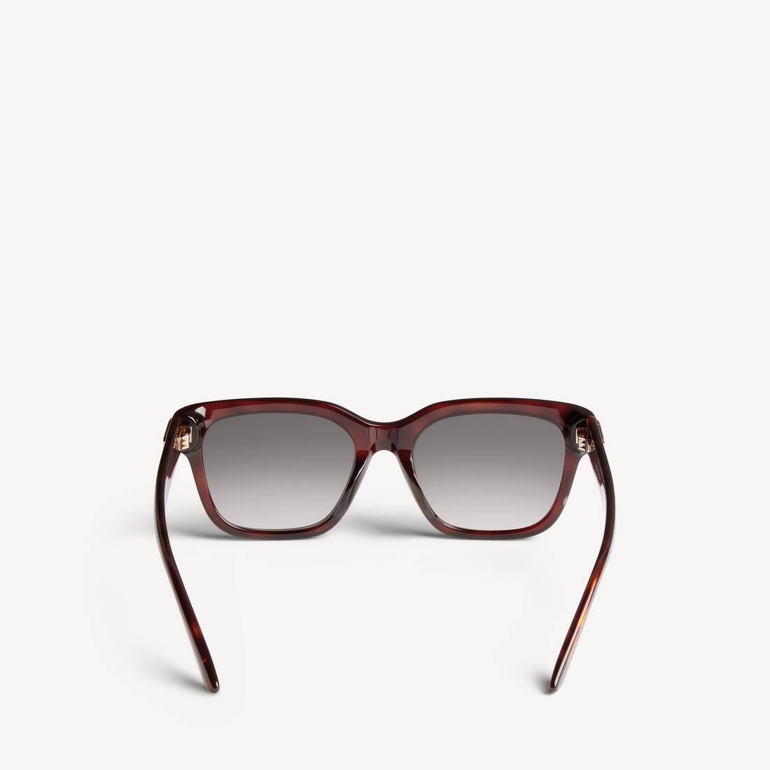 Lunettes De Soleil Carr&eacute;es Af Casino pour Femme en Marron Havana Moyen | Balenciaga Belgique FR - Image 2