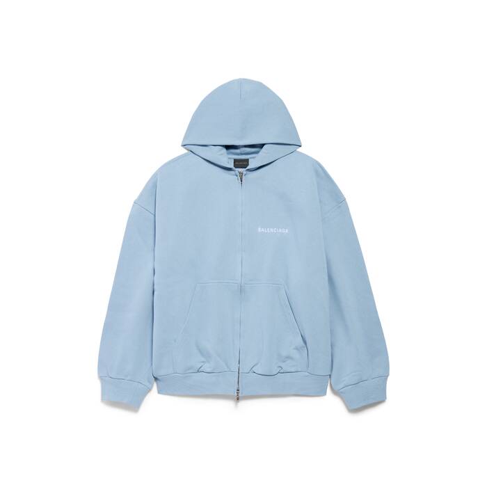 balenciaga back ジップアップ hoodie レギュラーフィット