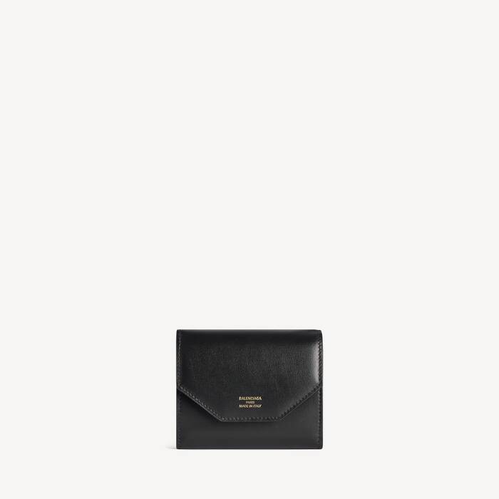 ブラック の ウィメンズ Envelope フラップ付き二つ折り財布 - ウィメンズ | Balenciaga 日本 JA - Image 1