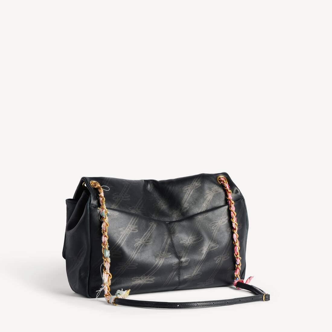 Sac Avec Cha&icirc;ne Darling Moyen pour Femme en Noir | Balenciaga France FR - Image 3
