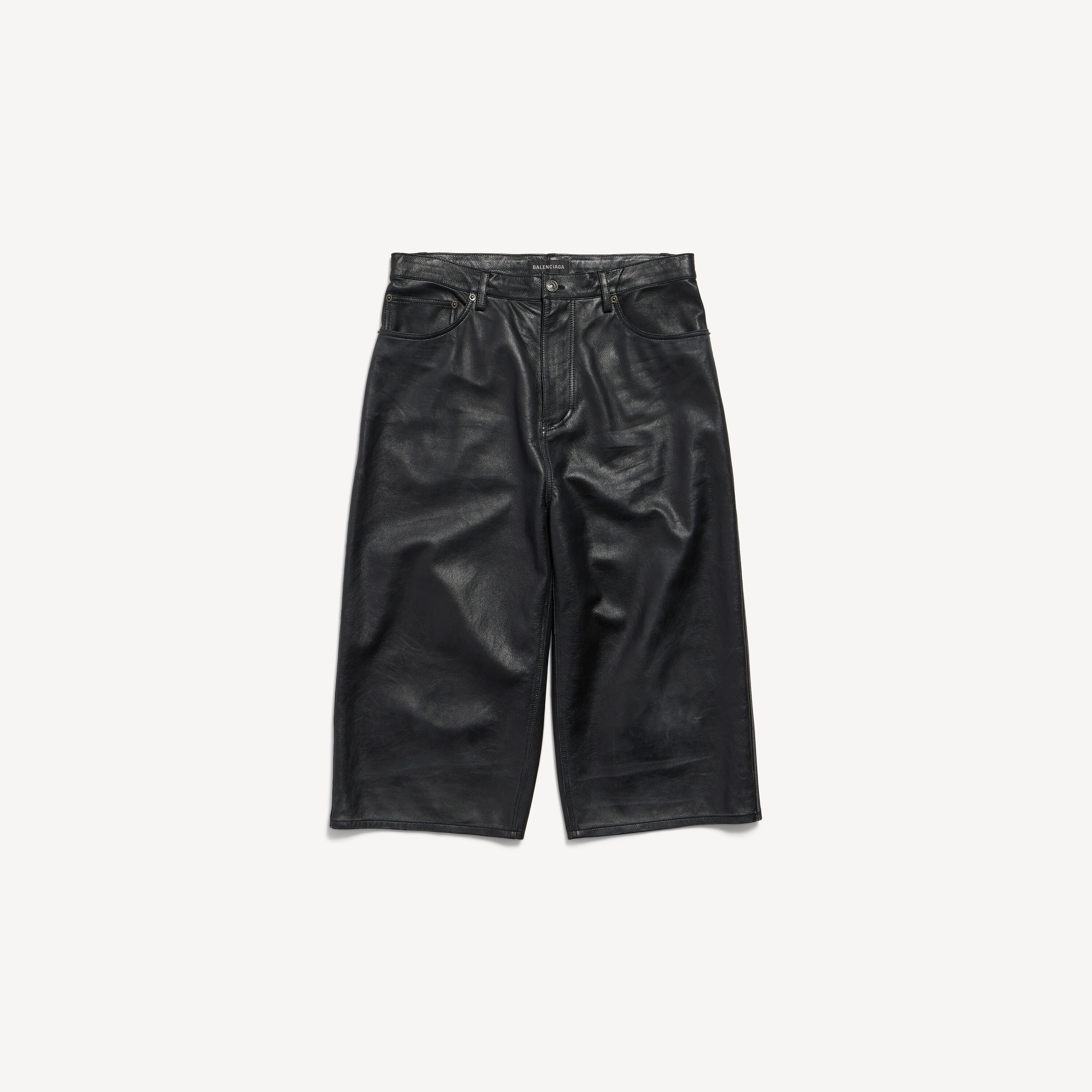 Cropped baggy pants
