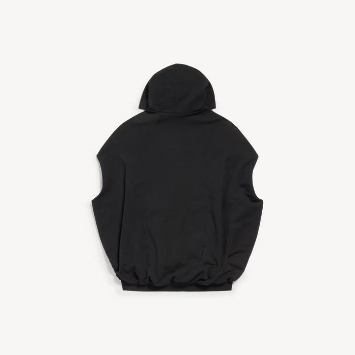 Women's You Want A Dance? Sleeveless Hoodie in Black - Women | Balenciaga United Arab Emirates EN - Image 2