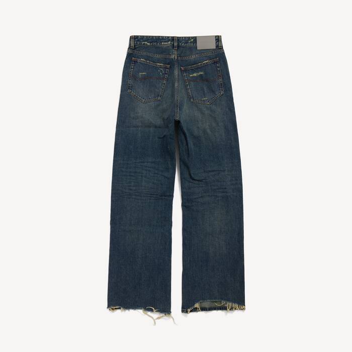 Jean Fit Regular  pour Homme en Bleu Vintage - Homme | Balenciaga Belgique FR - Image 2