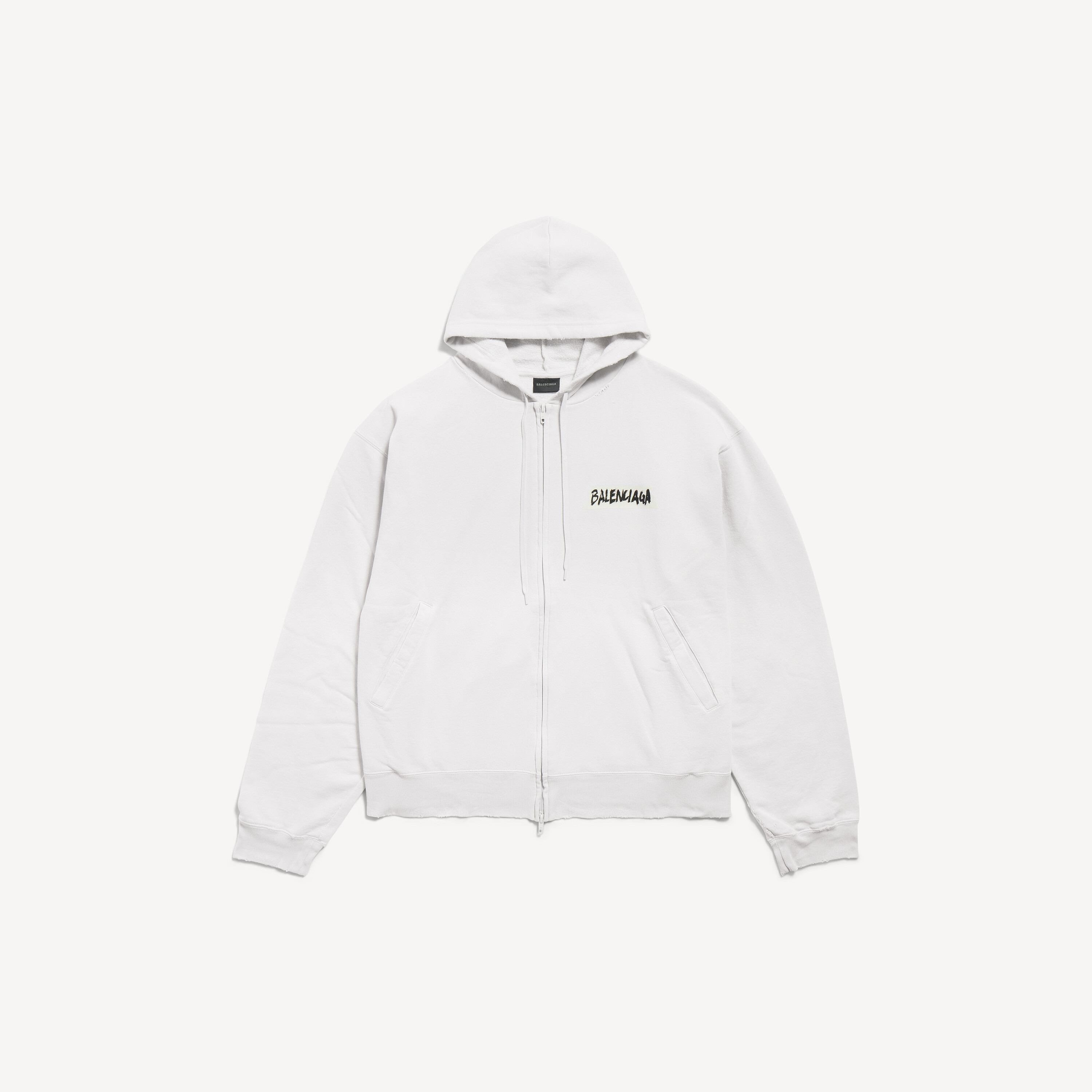 Men's Diamond B Oversized Zip-up Hoodie in Forest Green